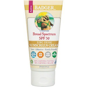 Badger Sunscreen EWG評価　1（安全） EWG評価ページへ